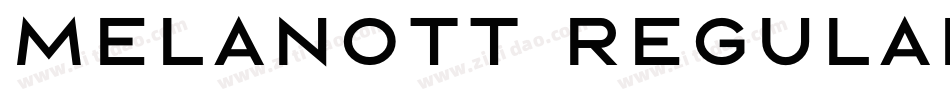 Melanott Regular字体转换